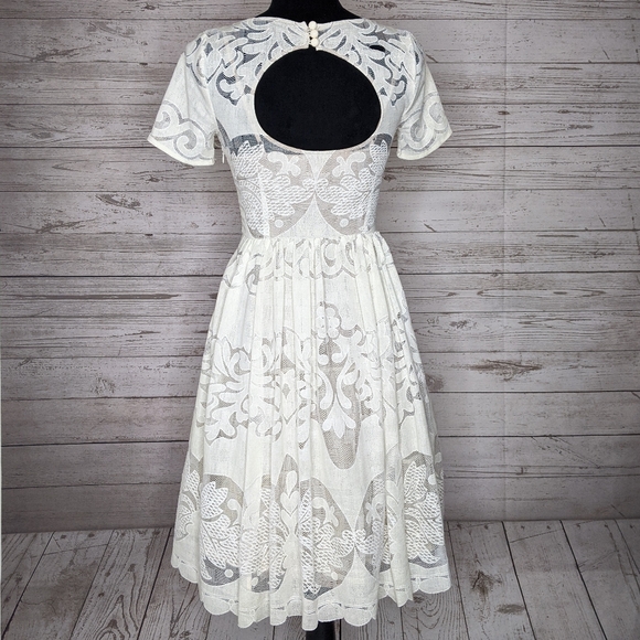 plenty by tracy reese • stella ivory lace dress - Picture 4 of 11